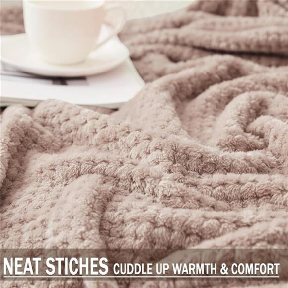 Fleece Throw Blanket Extra Large, Super Soft and Warm Blankets - Picture 5 of 7